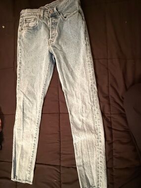 Levi's 501 Light Blue Skinny Jeans - in Slim Fit